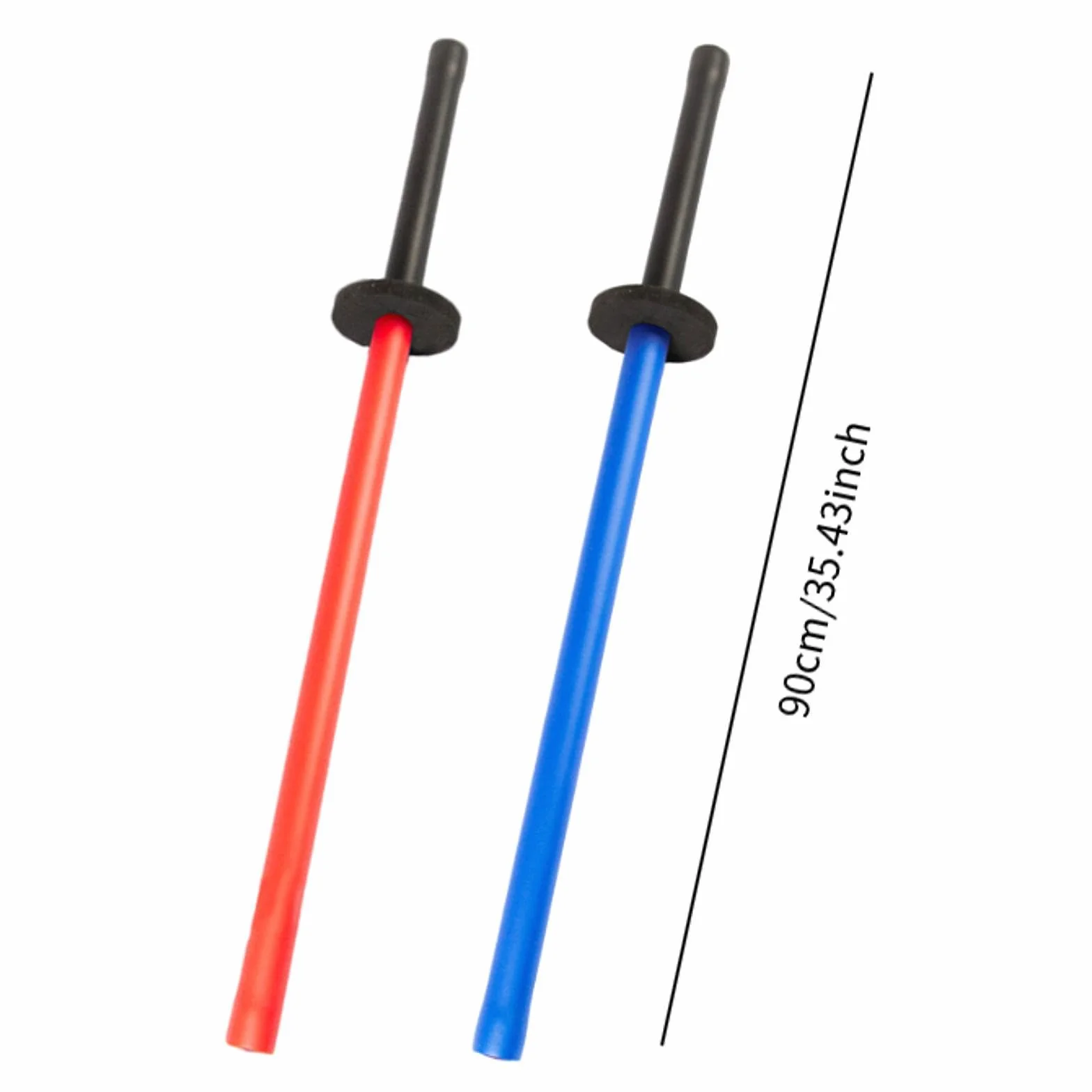 Juego de 2 Espadas de Espuma para Entrenamiento de Artes Marciales, Bokken Antideslizante Acolchado
