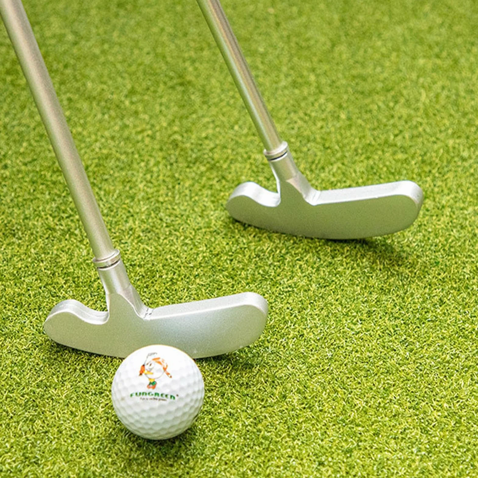 Putter de golf ajustable desmontable doble cara diestros zurdos aleación plegable