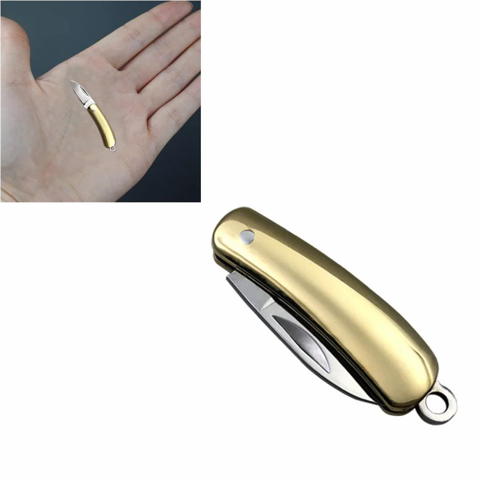 Mini Cuchillo Llavero Multifuncional Plegable de Supervivencia