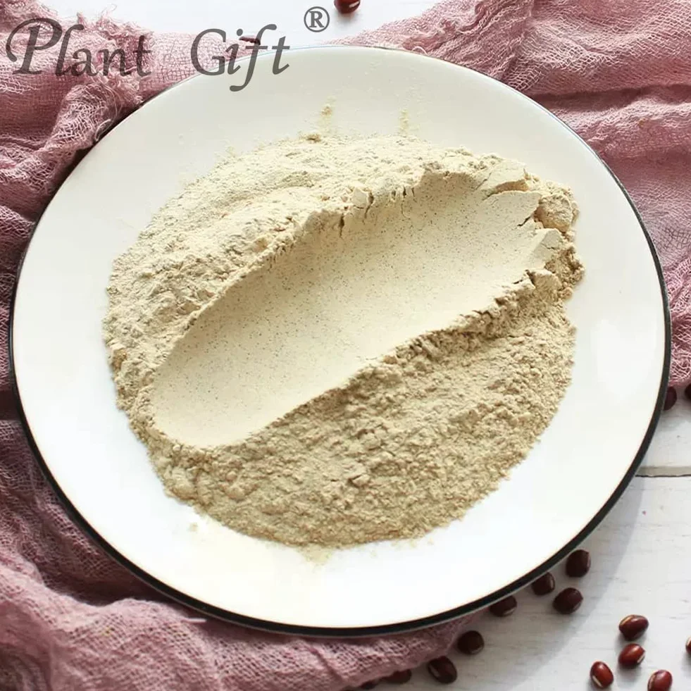 Plant Gift 100% Pure Red Bean Powder 红豆粉 Harina de frijol rojo natural, bebidas, batidos, yogur, horneado, galletas, pasteles y bebidas, polvo no GM, sin relleno, sin aditivos 100g / 3.25oz
