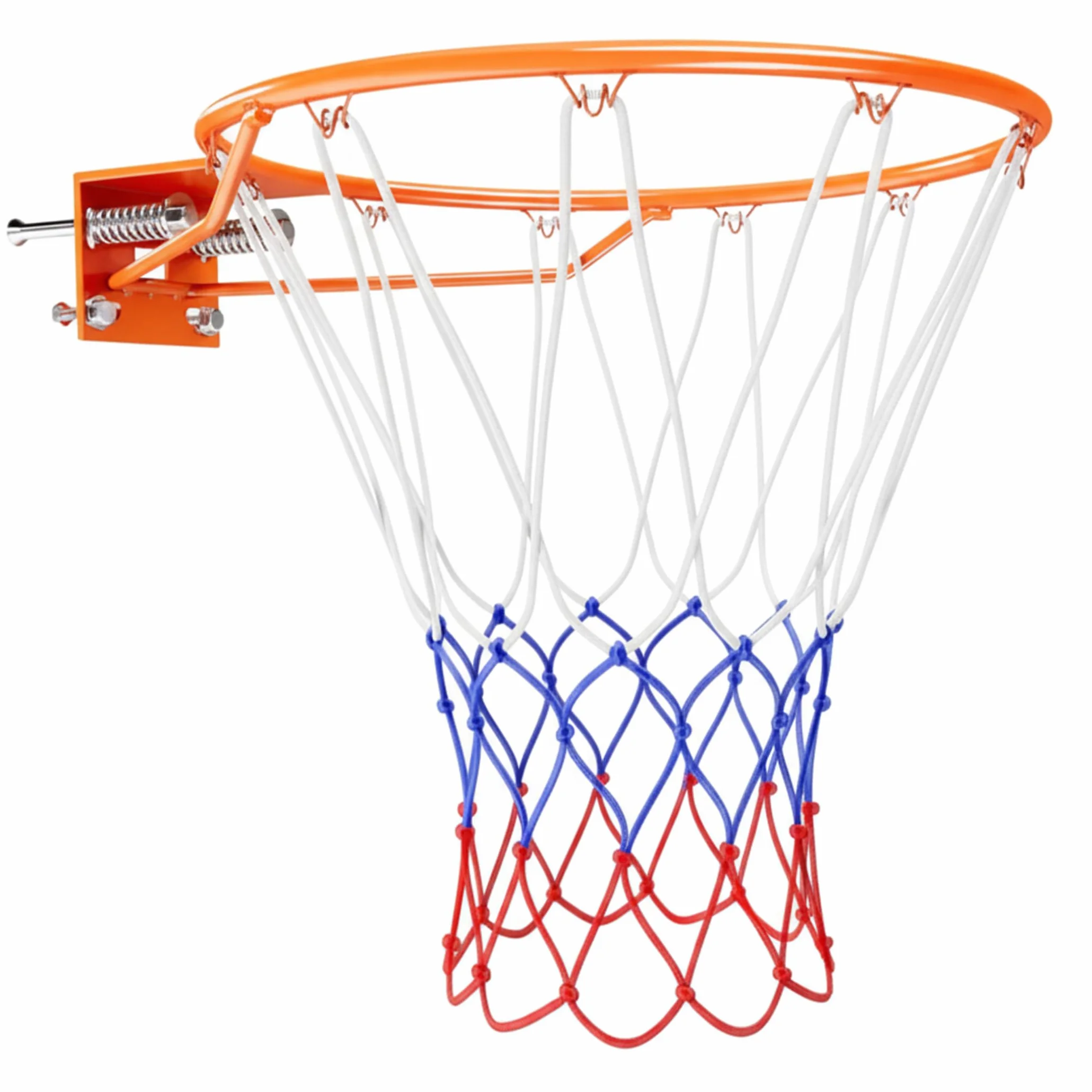 Aro de Baloncesto para Montaje en Pared, Reemplazo de 18, Resistente con Absorción de Impactos de Doble Resorte