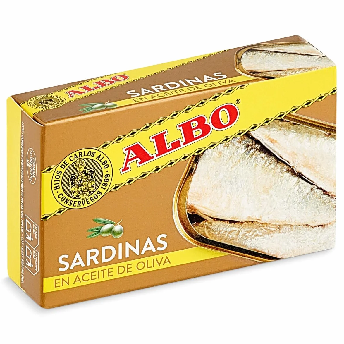 Albo Sardinas en Aceite de Oliva, 85g