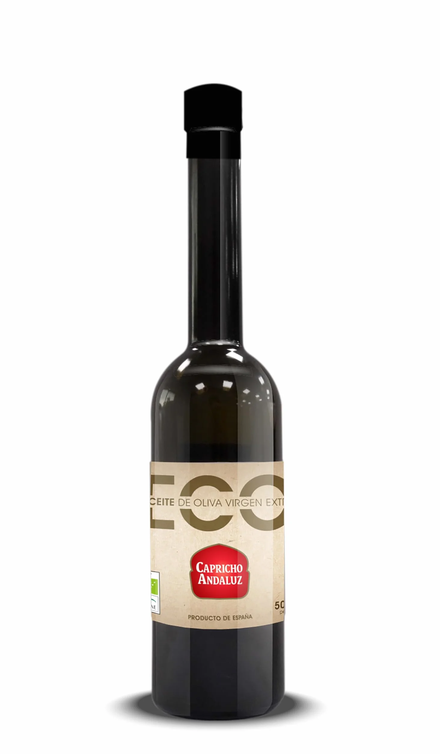 Capricho Andaluz - Aceite de Oliva Virgen Extra Estuche Eco Gourmet de 500 ml, Aporta un Sabor Único a tus Platos con un Formato Exclusivo para Regalar