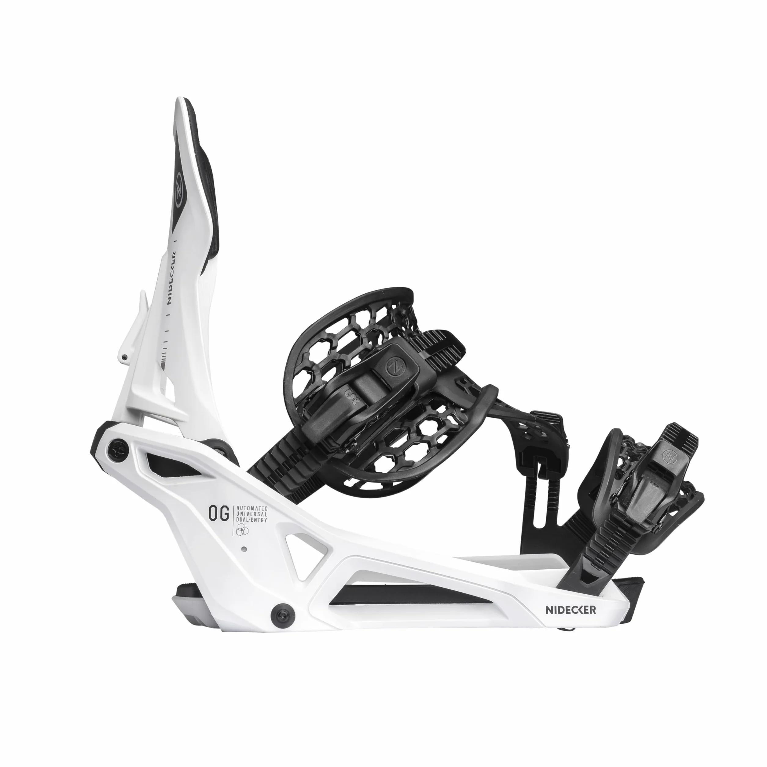 Nidecker OG Supermatic Fijaciones de Snowboard con Respaldo Alto Reclinable