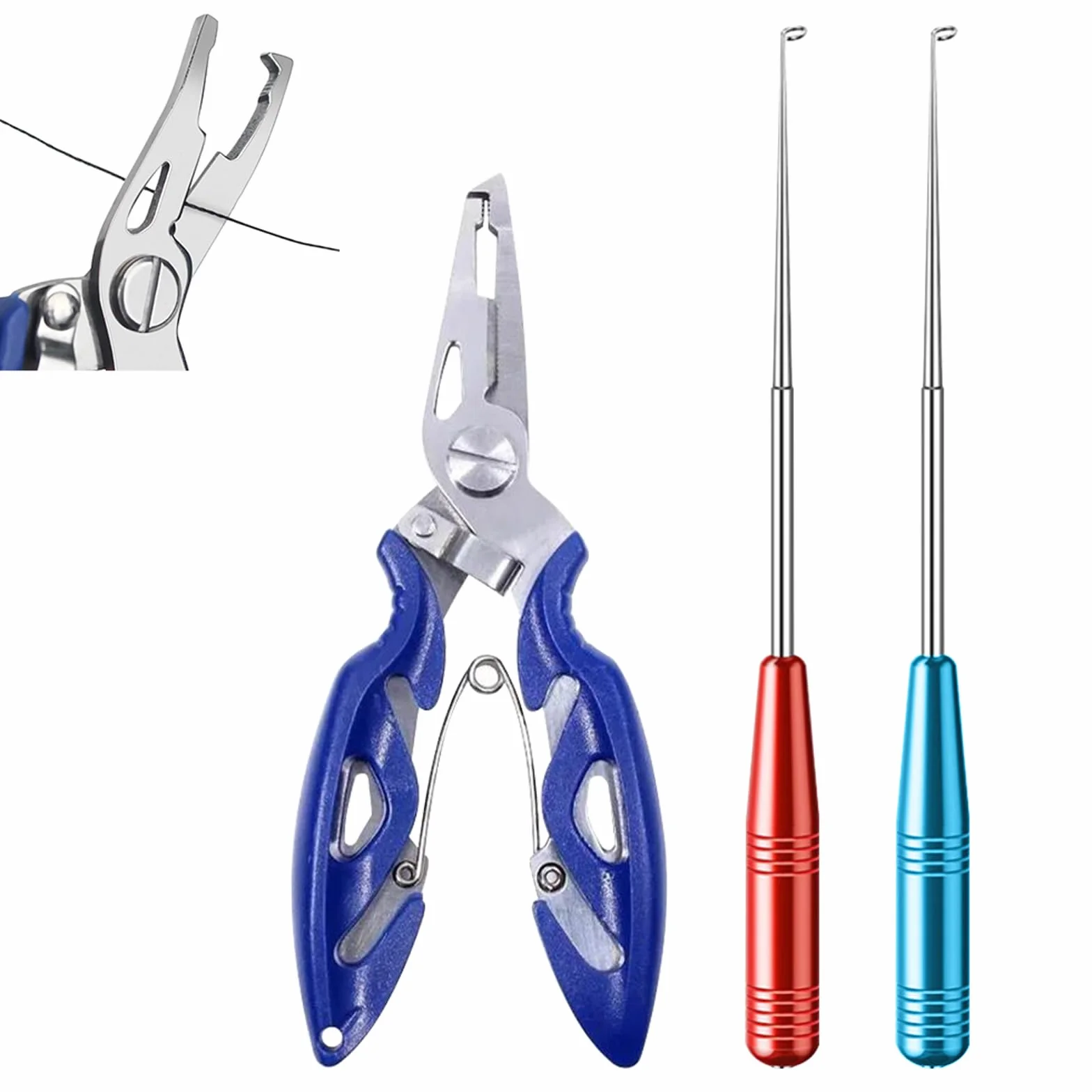 Alicates de Pesca Multifuncionales Acero Inoxidable 3 Piezas
