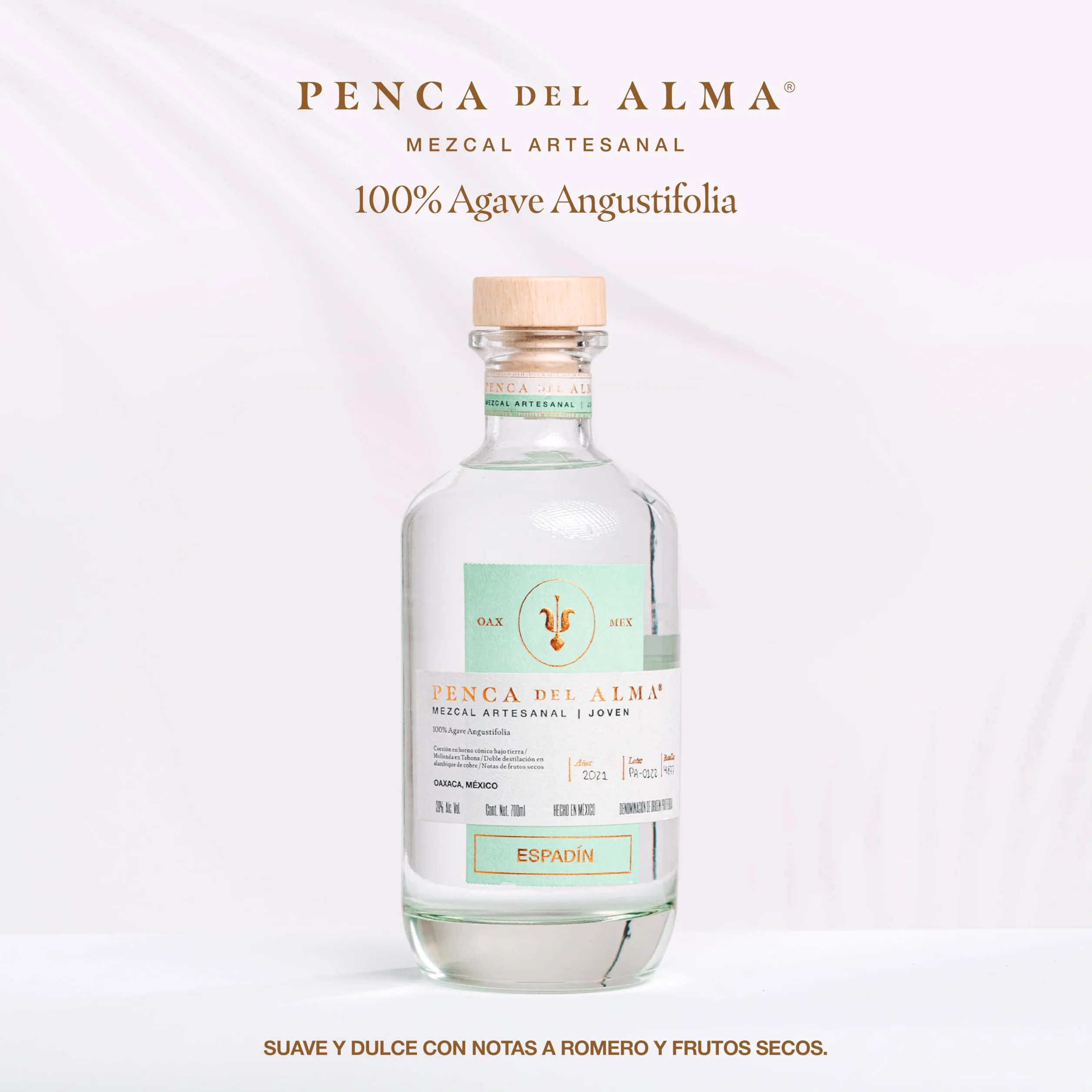 Mezcal Penca del Alma Espadín 100% Maguey 39% Vol. 70cl