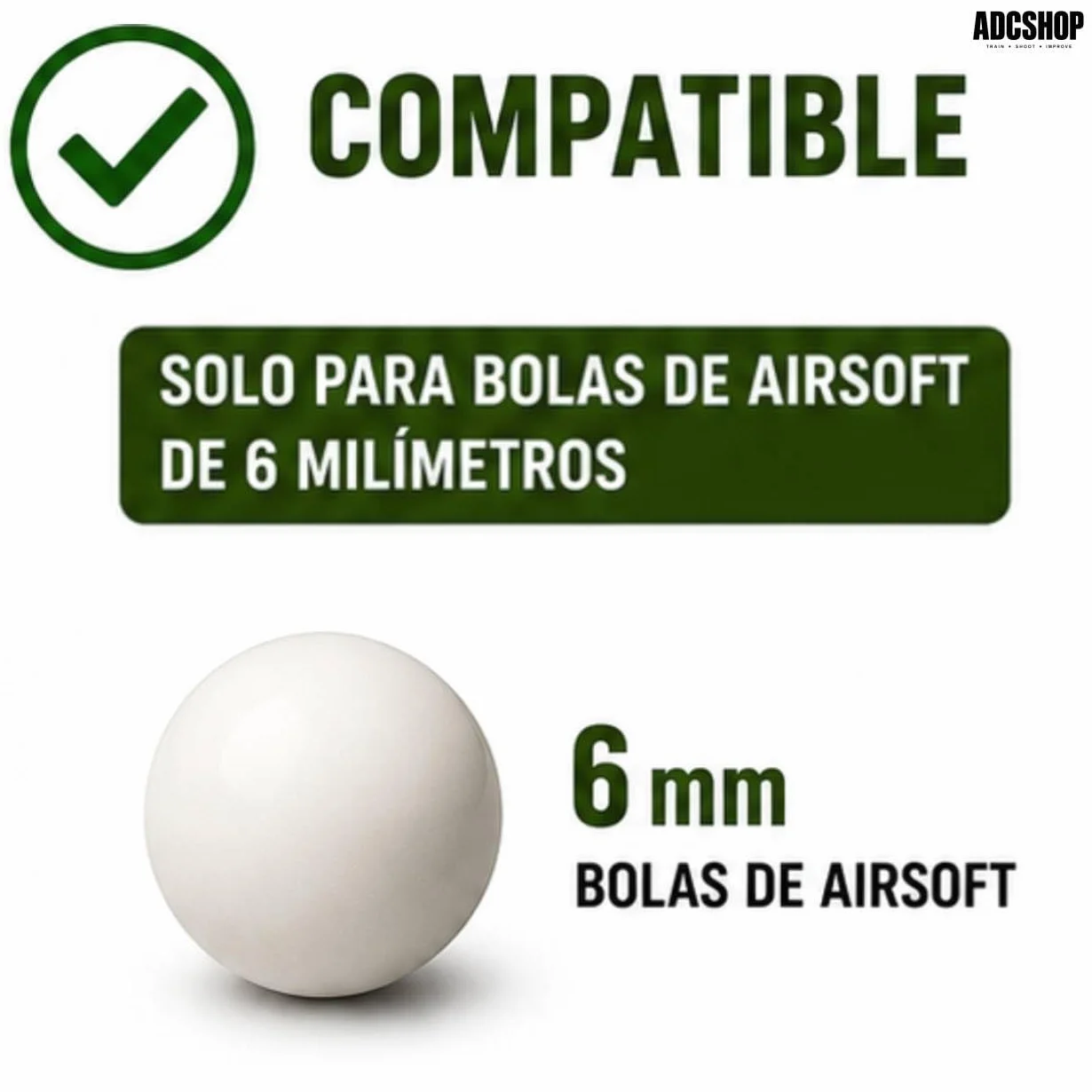 Cazabalines Airsoft Tiro Dual + 100 dianas 17x17 cm Objetivos móviles