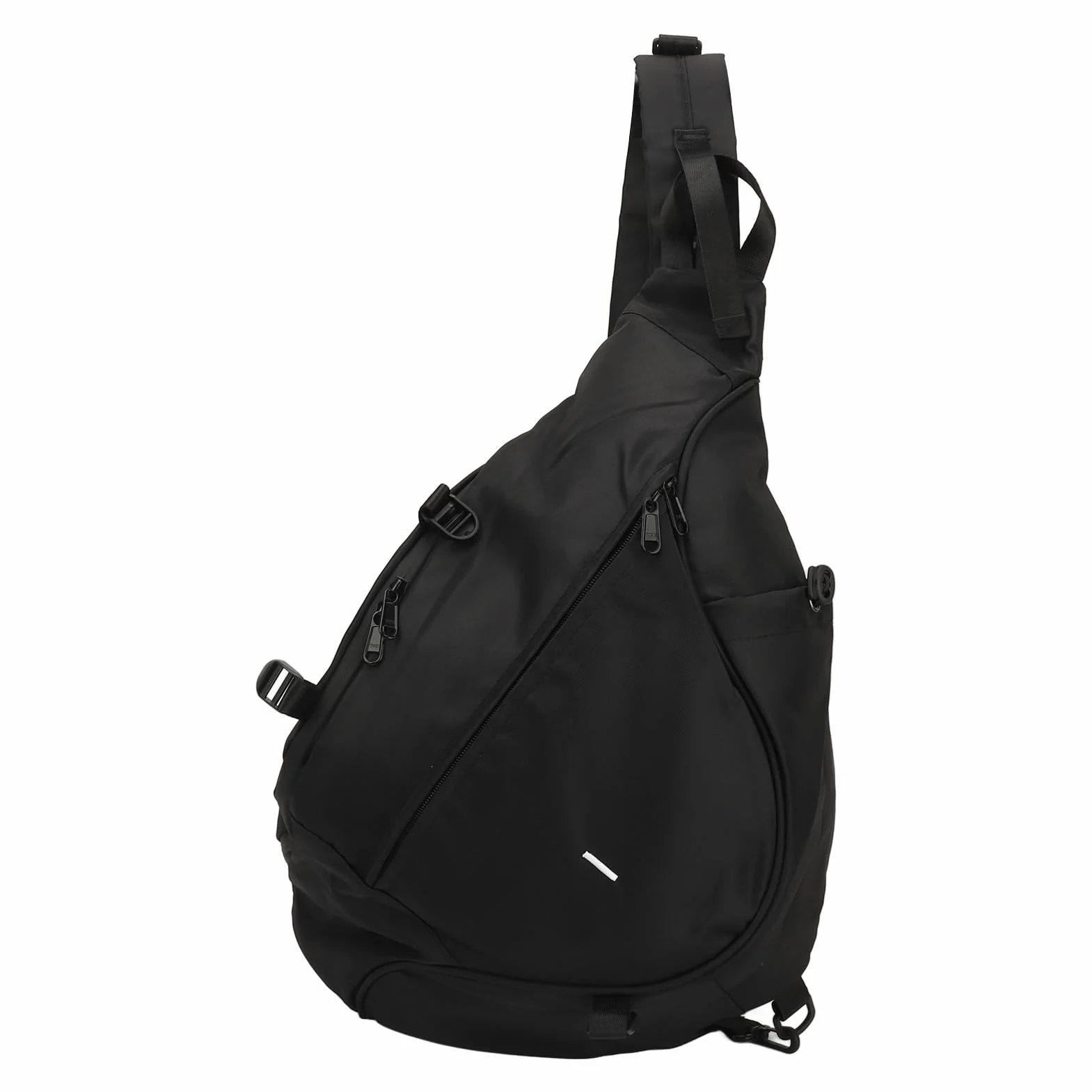 VGEBY Bolso Bandolera Grande Negro Impermeable Mochila de Pecho Tela Oxford para Deportes