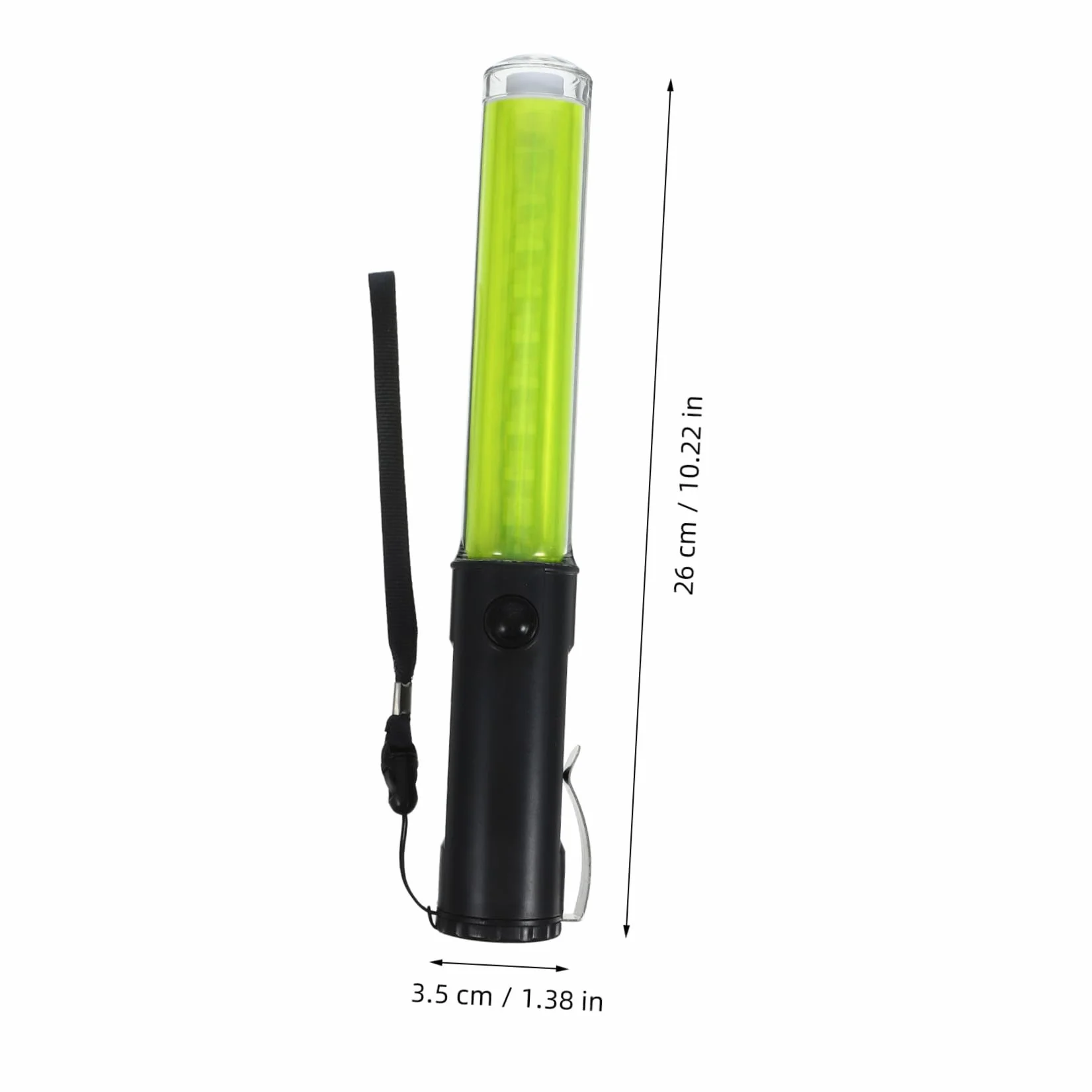 Luminosa Barra de Ánimo Reutilizable Verde para Conciertos y Control de Tráfico