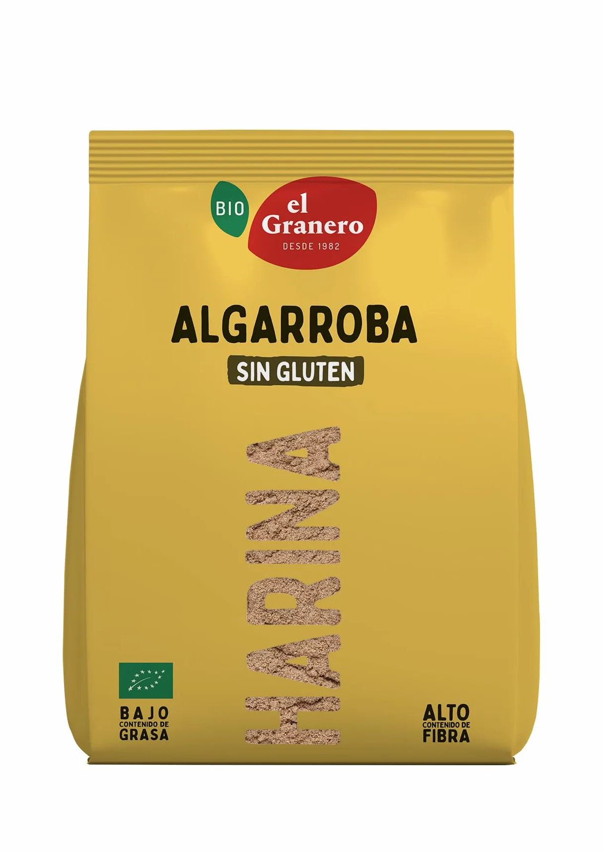 El Granero Integral Harina de Trigo Algarroba BIO Sin Gluten 500 g