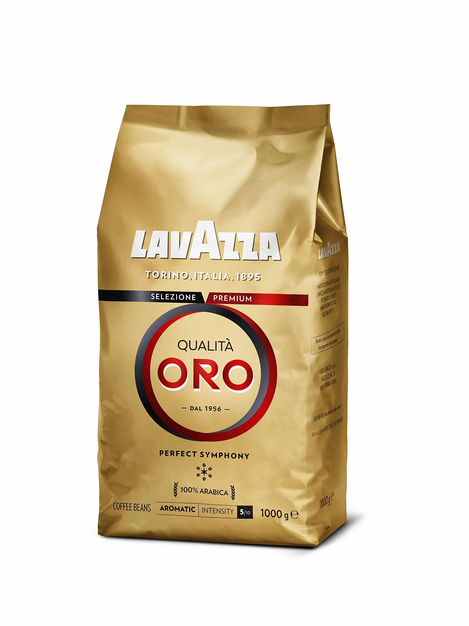 4x Lavazza Qualita Oro, Café de grano tostado - 1kg