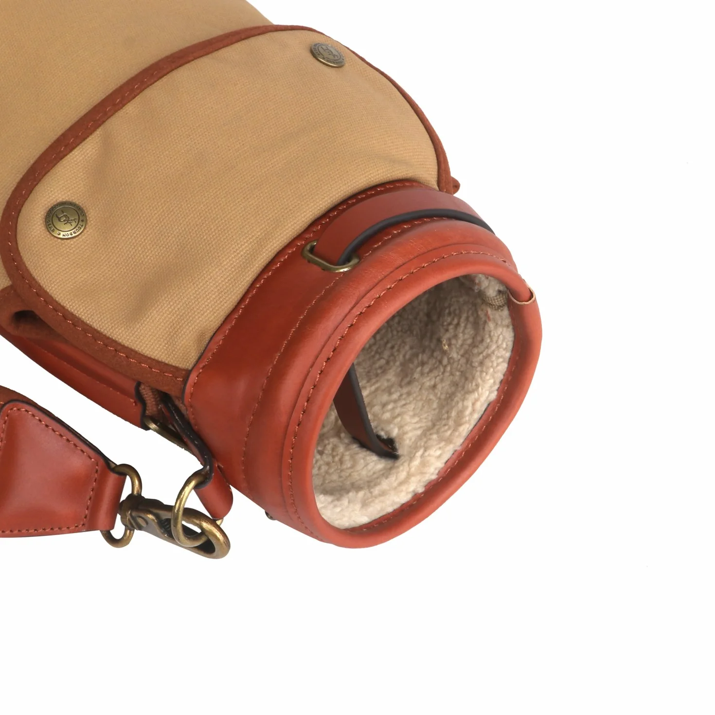 Tourbon Bolsa de Lona Impermeable para Palos de Golf Correa de Hombro Acolchada