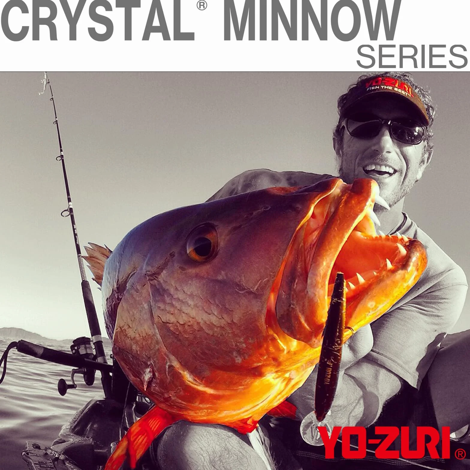 Yo-Zuri Deep Diver Crystal Minnow Señuelo Flotante 90 mm