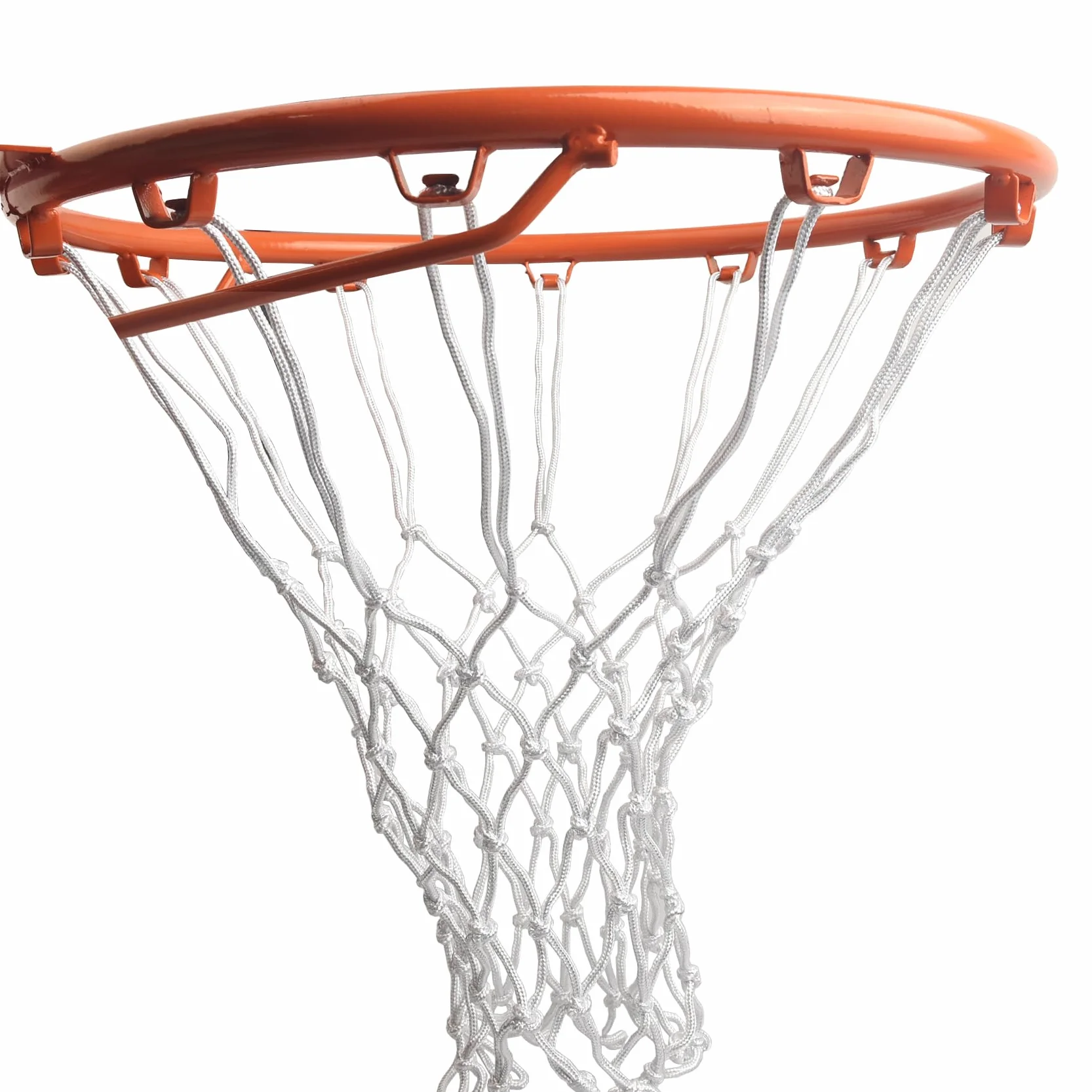 Juegos de Red de Nailon de Repuesto para Baloncesto con 12 Agujeros Estándar