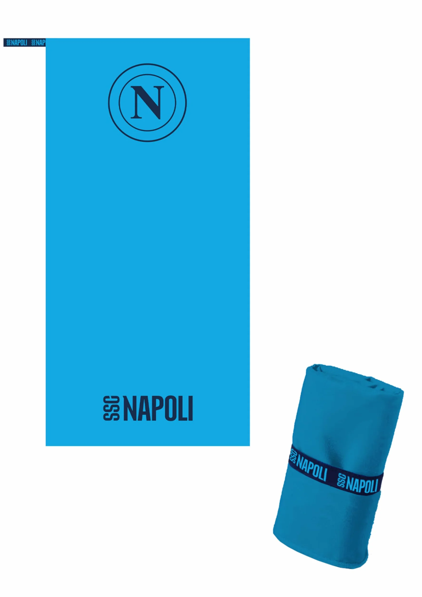 Toalla de Microfibra Napoli 80 x 160 cm Oficial Playa Piscina Secado rápido