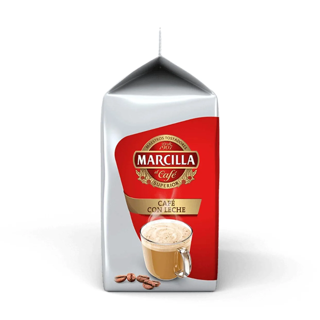Tassimo Marcilla Cafe Con Leche cápsulas de café | 10 unidades (160 bebidas)