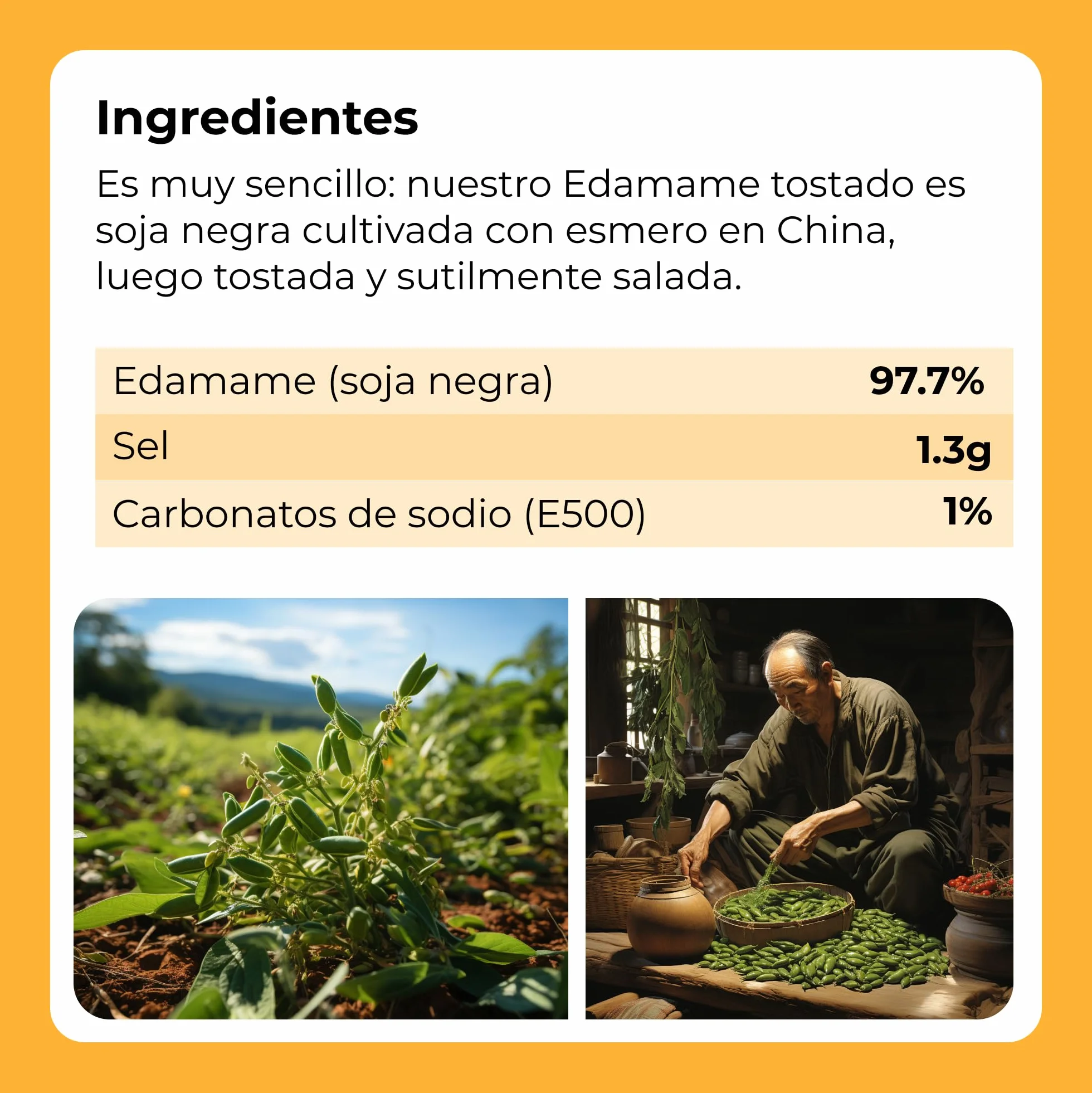 Habas de Soja Negra Tostadas 1kg | Soja Madura Tostada Ligeramente Saladas | 100% Origen Natural | Libre de Transgénicos (GMO free) | Altas en Fibra | Proteína para Veganos y Vegetarianos | Dorimed