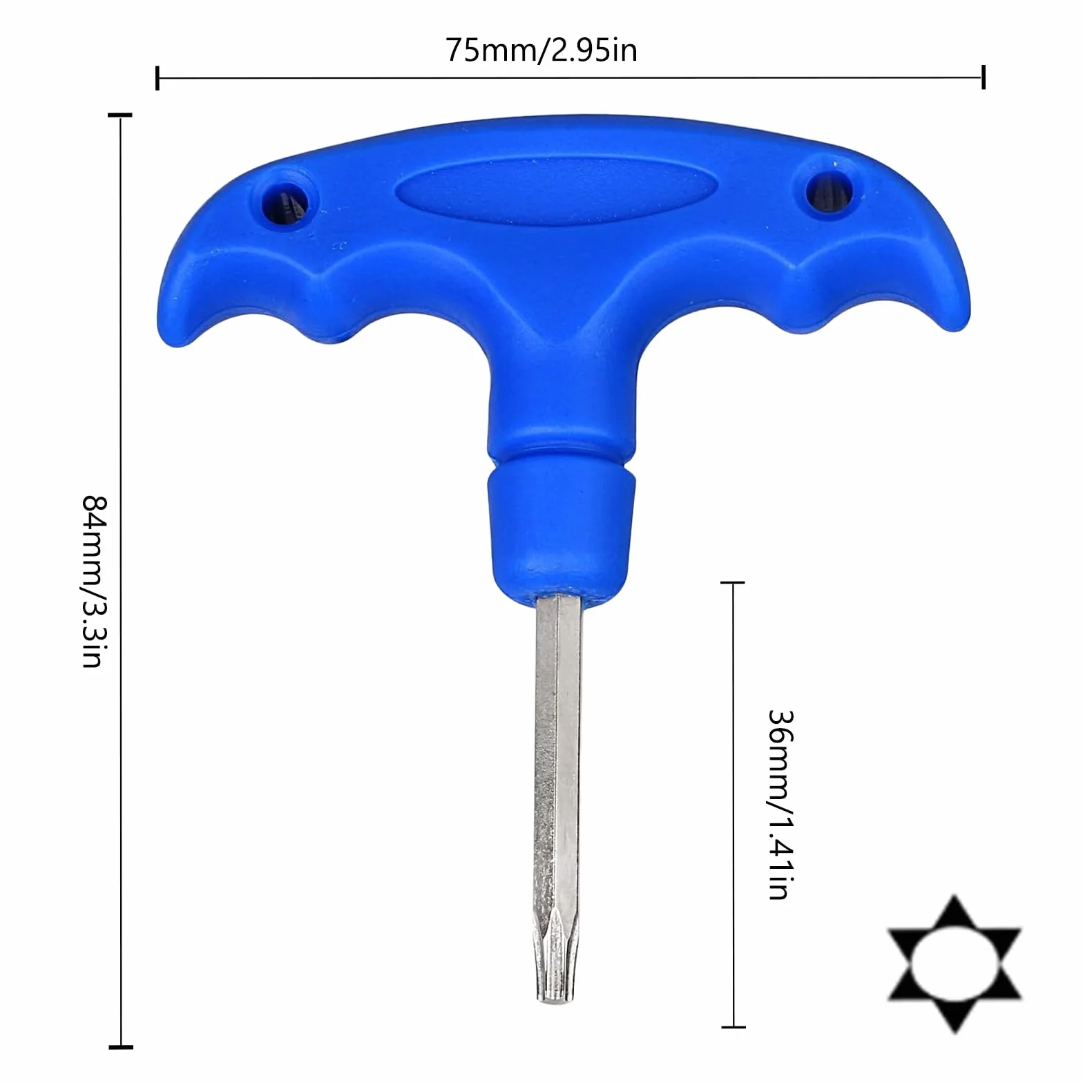 Llave de Golf Ajustable, Herramienta Adaptador de Torque para Driver y Fairway, Azul