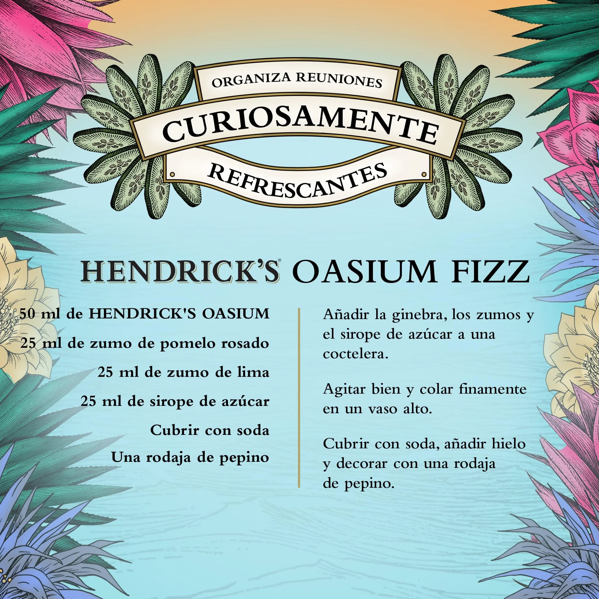 Hendrick’s Oasium Gin, Edición Limitada, 70cl