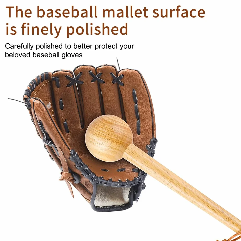 Martillo de Béisbol Mazo Guante en Forma de Bola Resistente a la Frotamiento para Romper Guante
