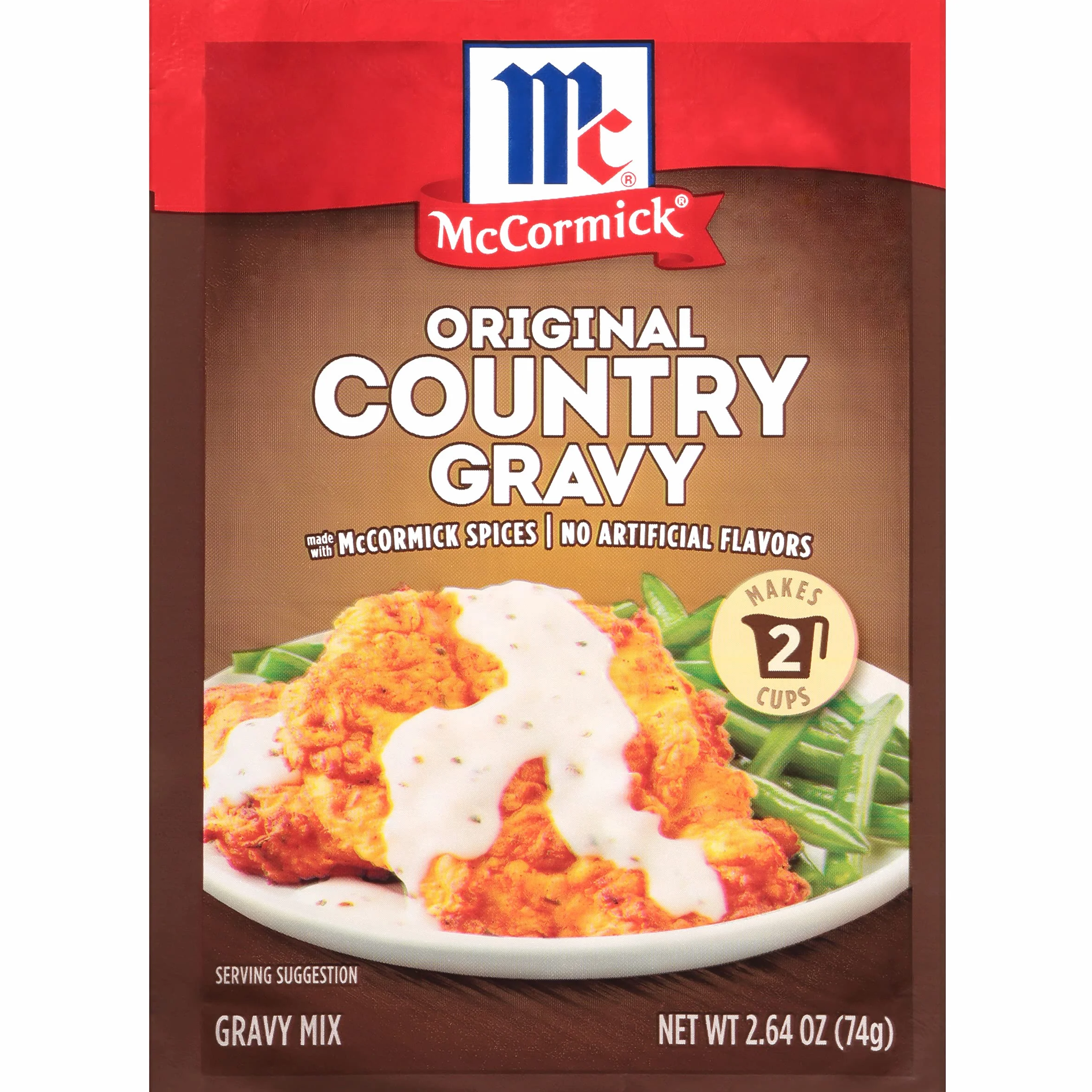 McCormick Country Gravy Mix Original 2.64 Ounce Pack of 6