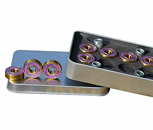 Rodamientos ABEC 11 608 22x8x7 mm Titanio alta precisión para Skateboard Longboard