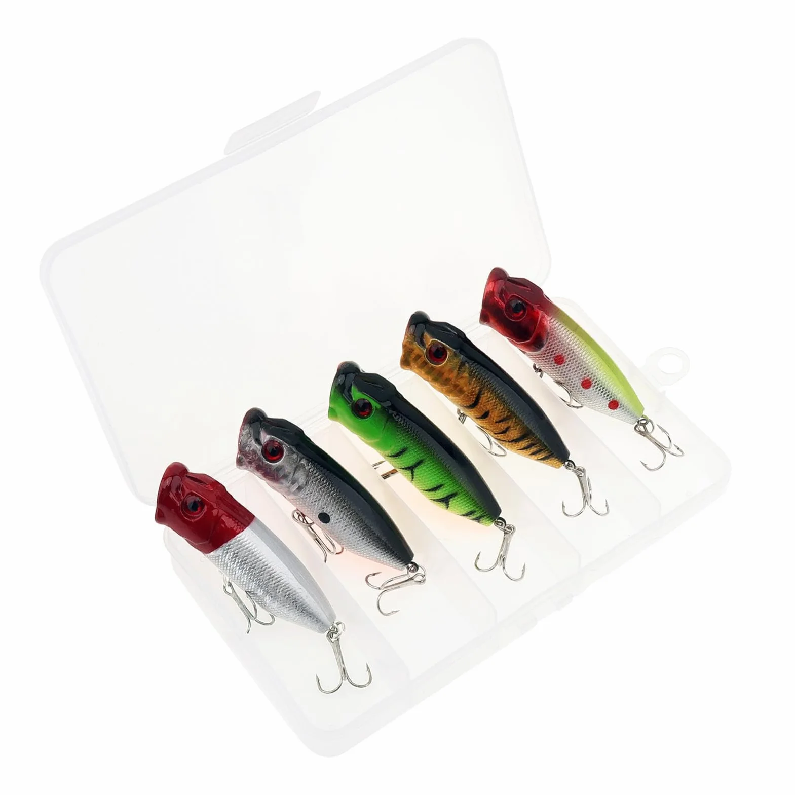 Señuelos y Cebos de Pesca para Bar de Agua Dulce y Salada