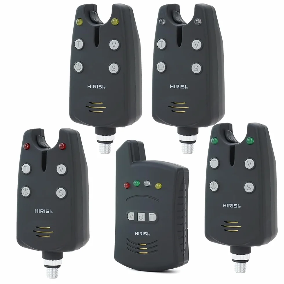 Hirisi Tackle Juego de alarma de pesca inalámbrica B1236