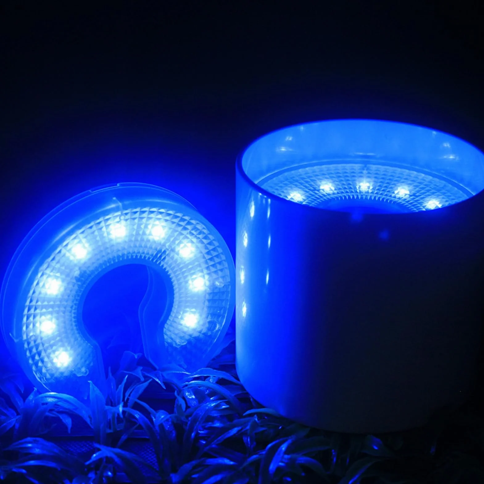 Luces LED de agujero de golf, lámpara de copa, policarbonato ABS, iluminación multicolor, herramienta de práctica nocturna para fiestas