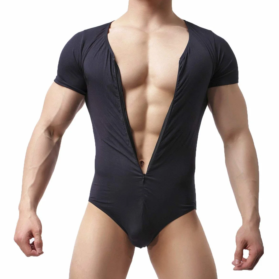CSMARTE Men's Modal Cotton Bodysuit Wrestling Singlet Athletic Leotard