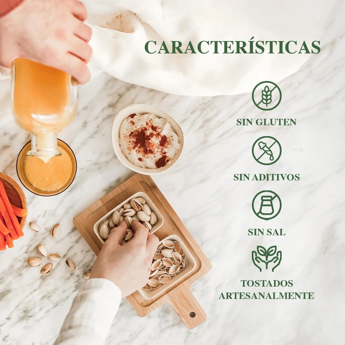 PISTAMED - Pistachos con Cáscara Sin Sal Tostados Artesanalmente - Alto Contenido en Fibra - Apto Veganos y Sin Gluten - Pack 100 x 35 g Formato Individual - Origen España - Snack Natural