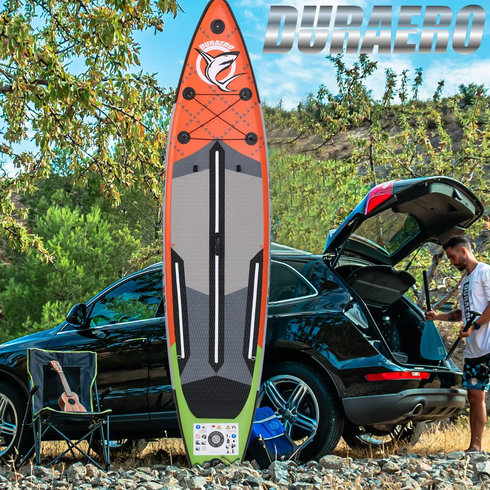 Tabla Paddle Surf Hinchable 330x76x15cm 150kg Premium con Asiento Kayak