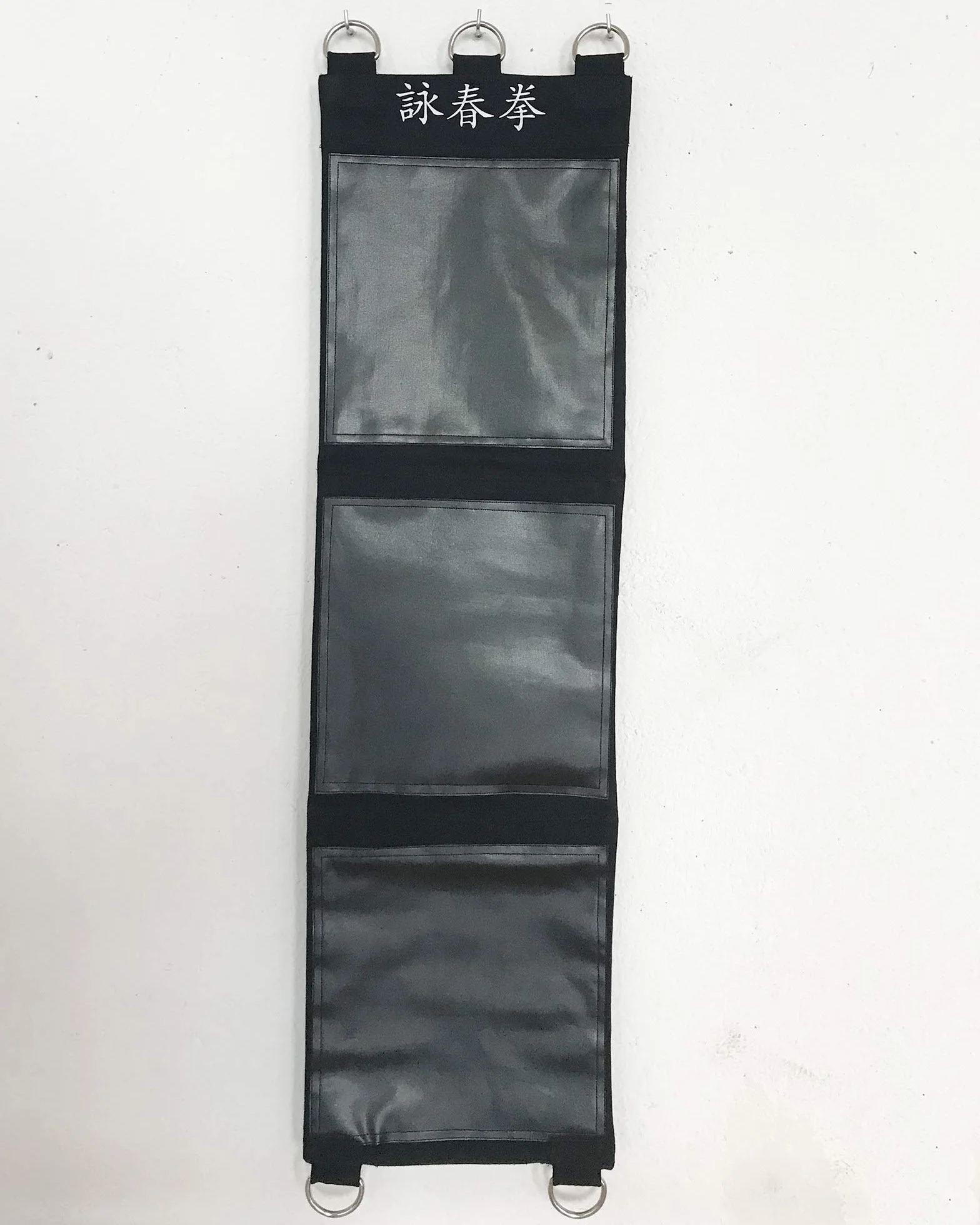 Saco de Boxeo de Pared Meta Wing Chun Cuero Sintético Tres Secciones