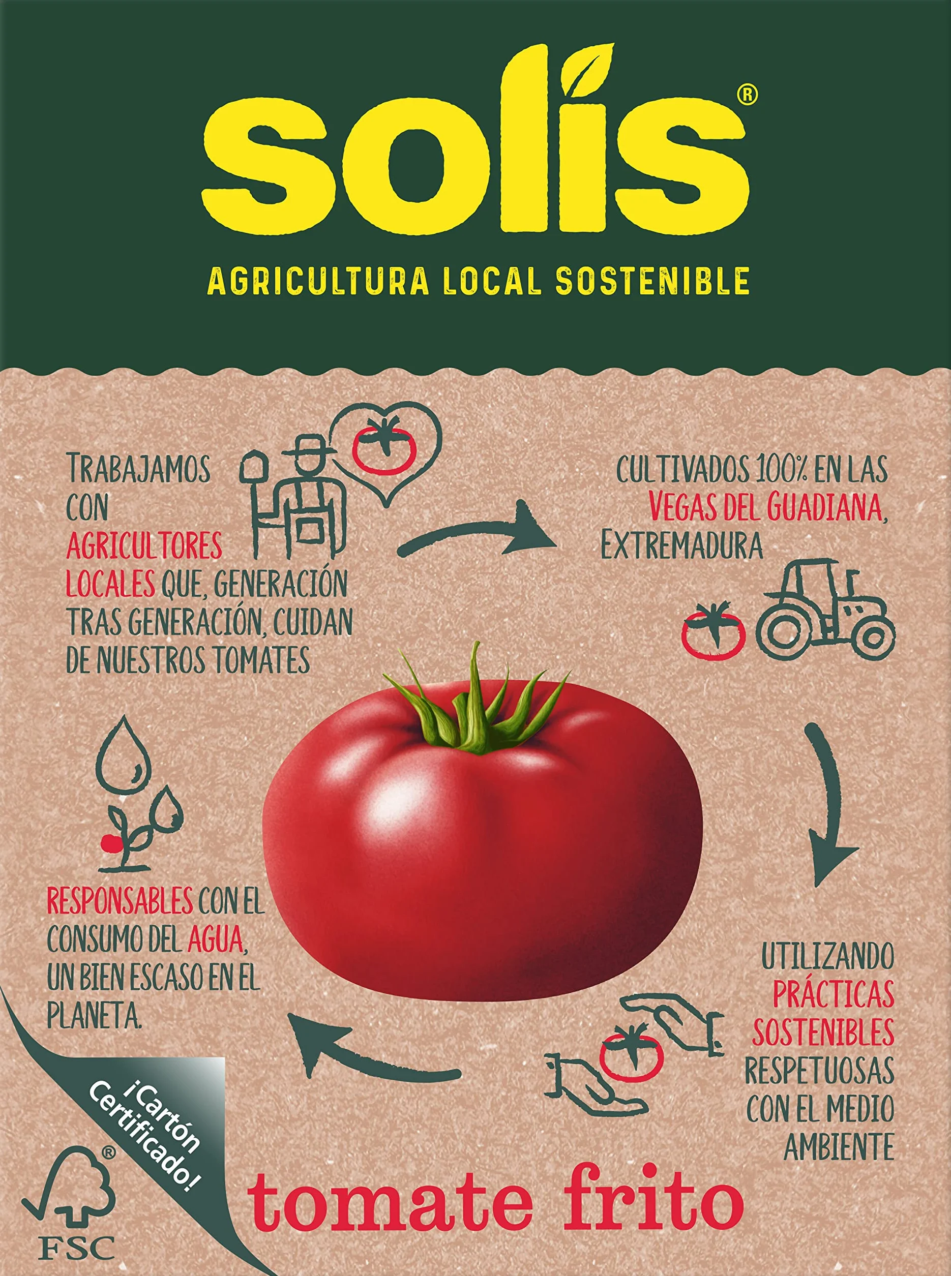 Solis Salsa de tomate Tom. Frito Combi 2 x 350 g