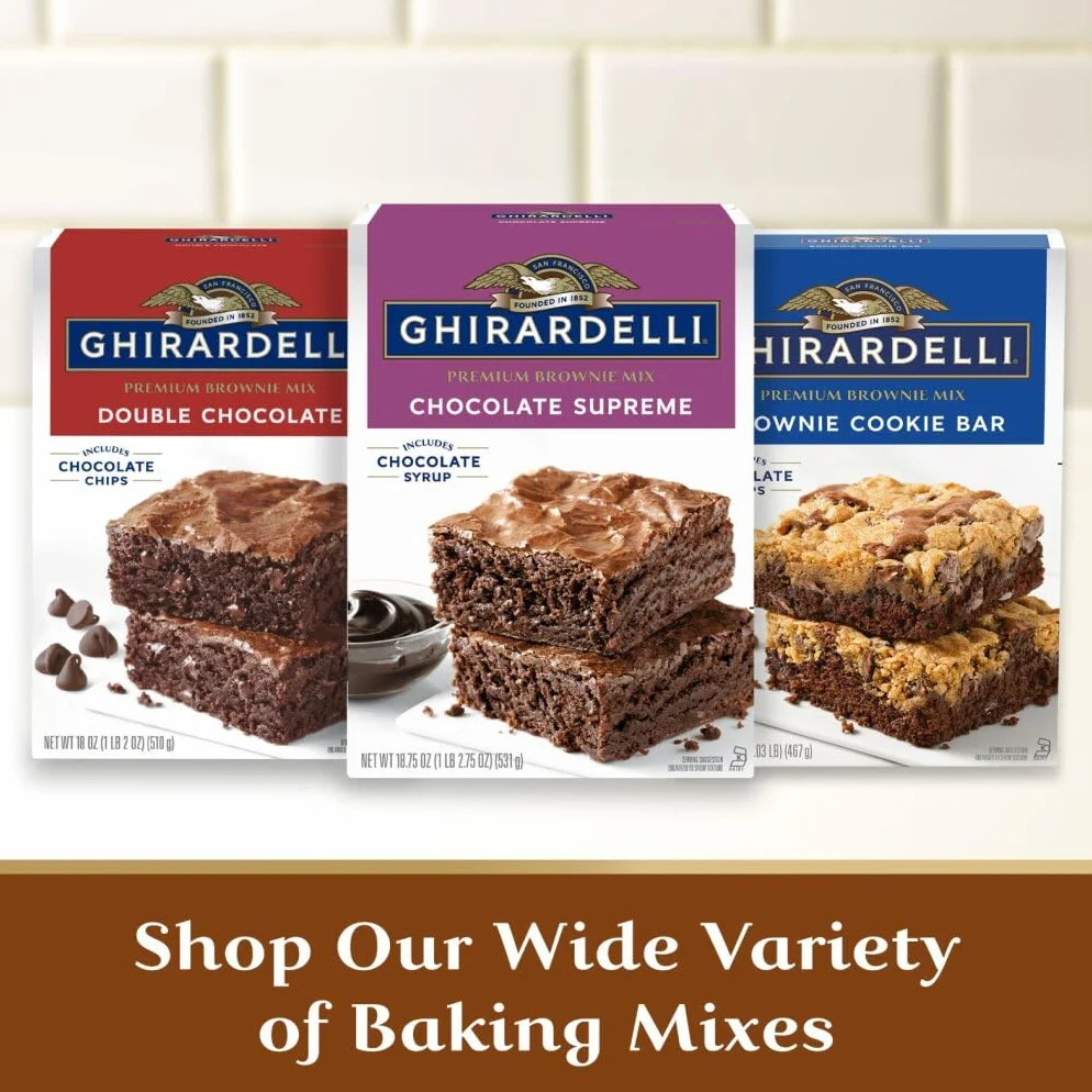 Ghirardelli Dark Chocolate Brownie Mix, 20 oz