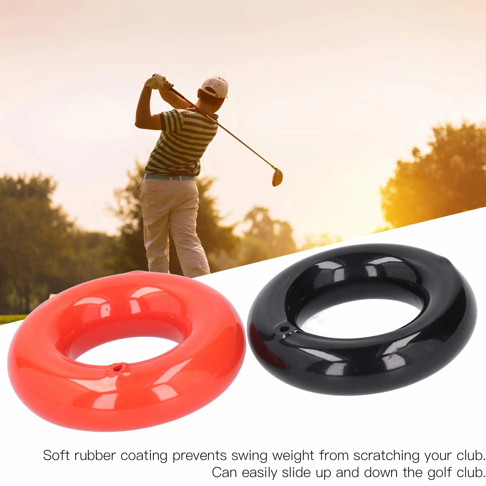 Anillo Pesas Golf, Mejora Distancia y Precisión, Accesorio Entrenamiento Golf