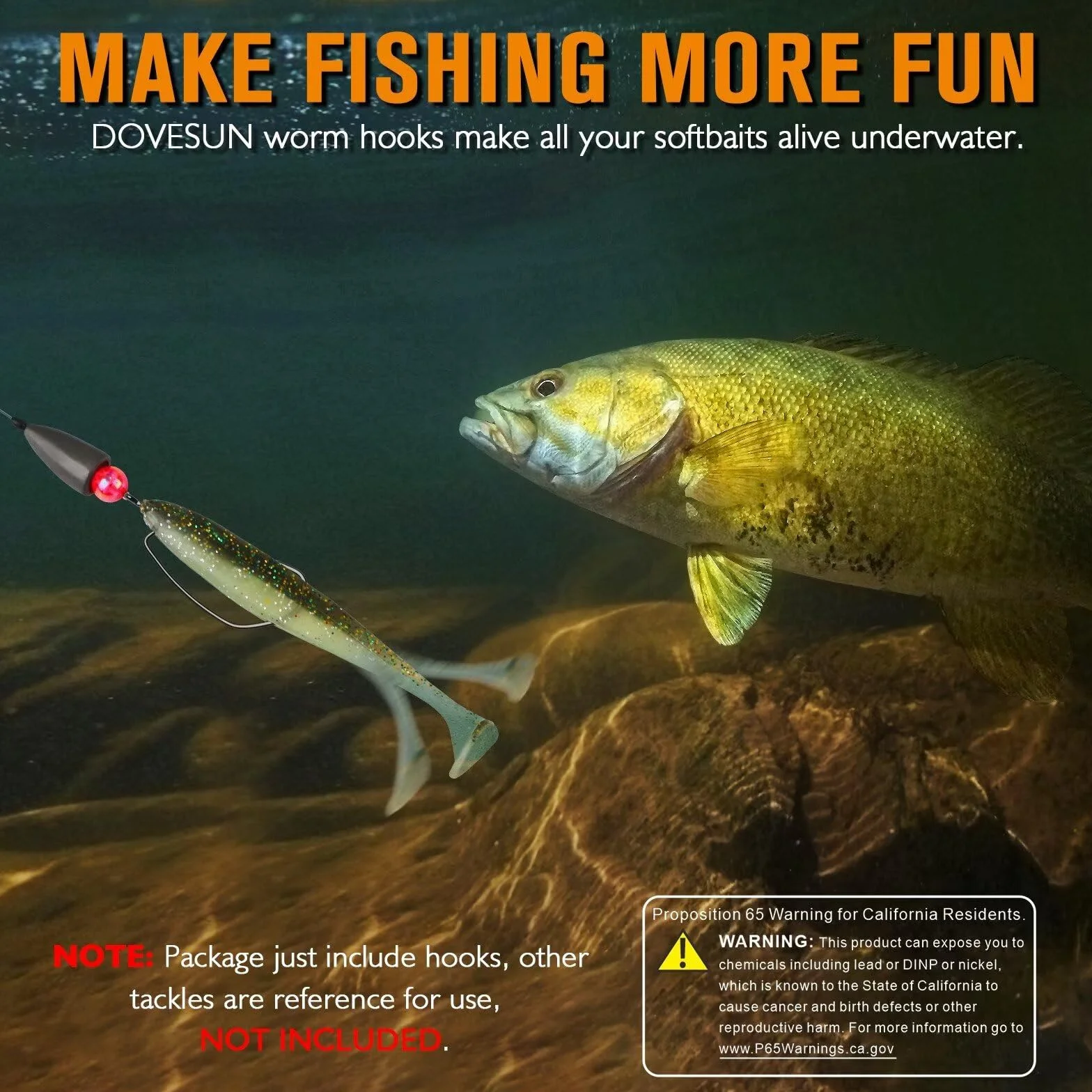 Dovesun Anzuelos EWG Offset Texas Rig para Pesca de Bass 100/50 Unidades 1# 1/0 2/0 3/0 4/0 Agua Dulce y Salada