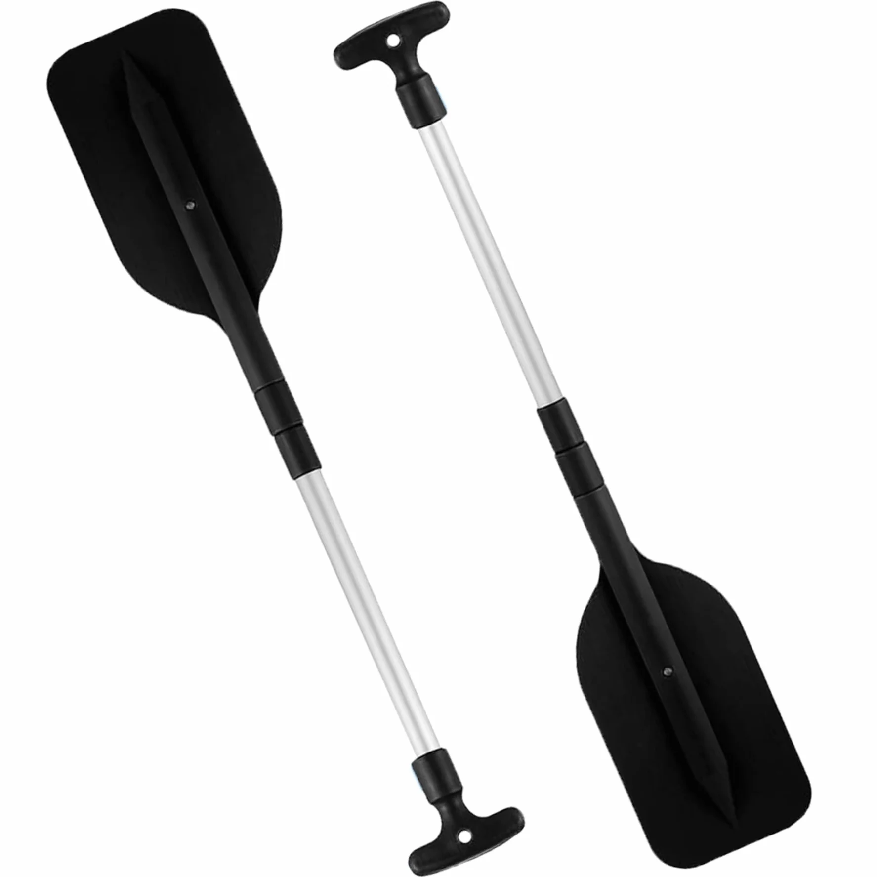 Remo telescópico para kayak 2 piezas con cuchillas de plástico mango en T