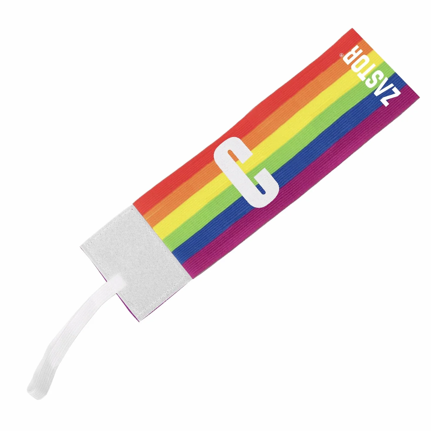 Brazalete Capitan VELC.ZASTOR JR Blanco LGTBI