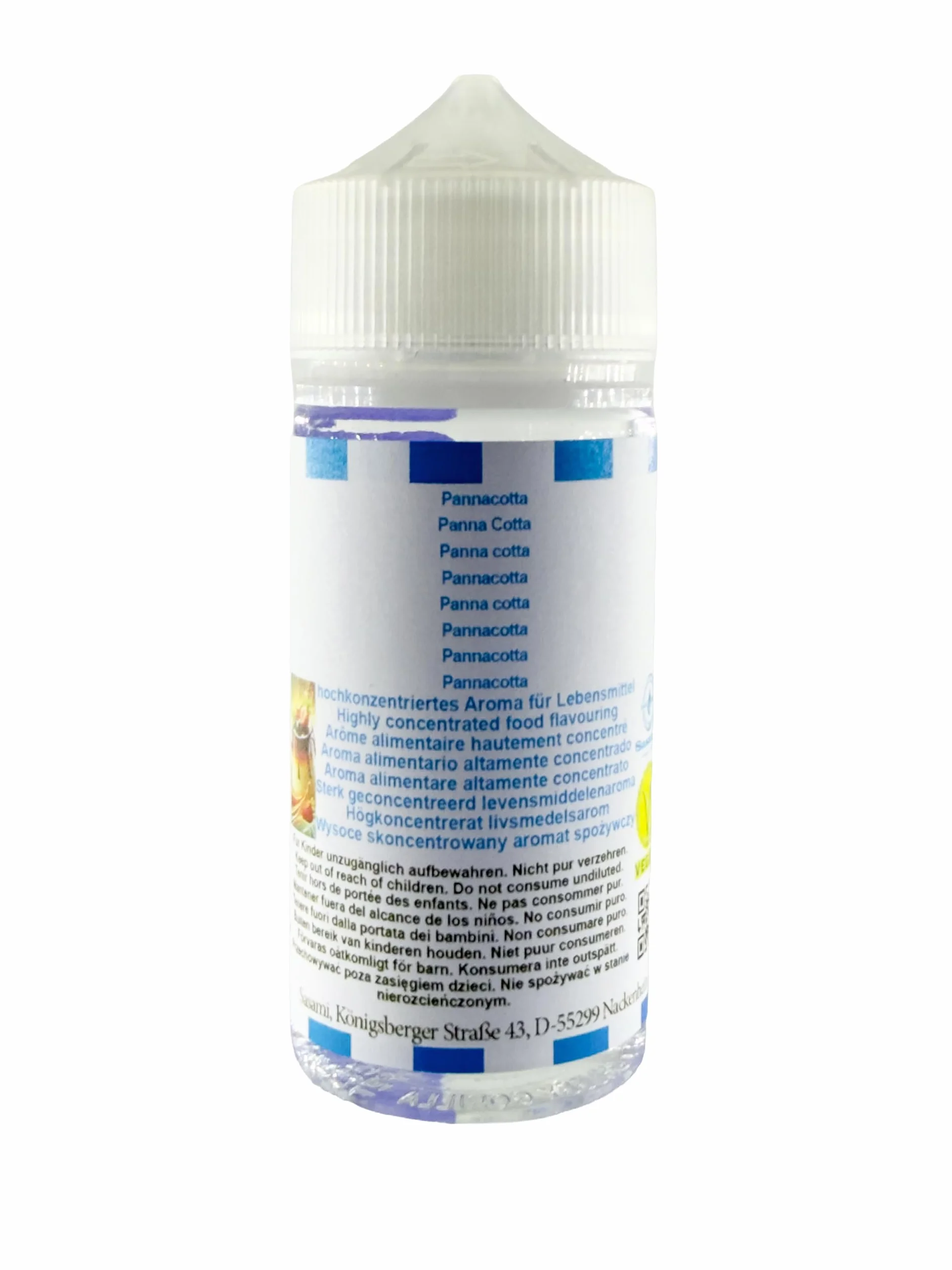 Pannacotta aroma concentrado - Vegano - Sasami - 10ml