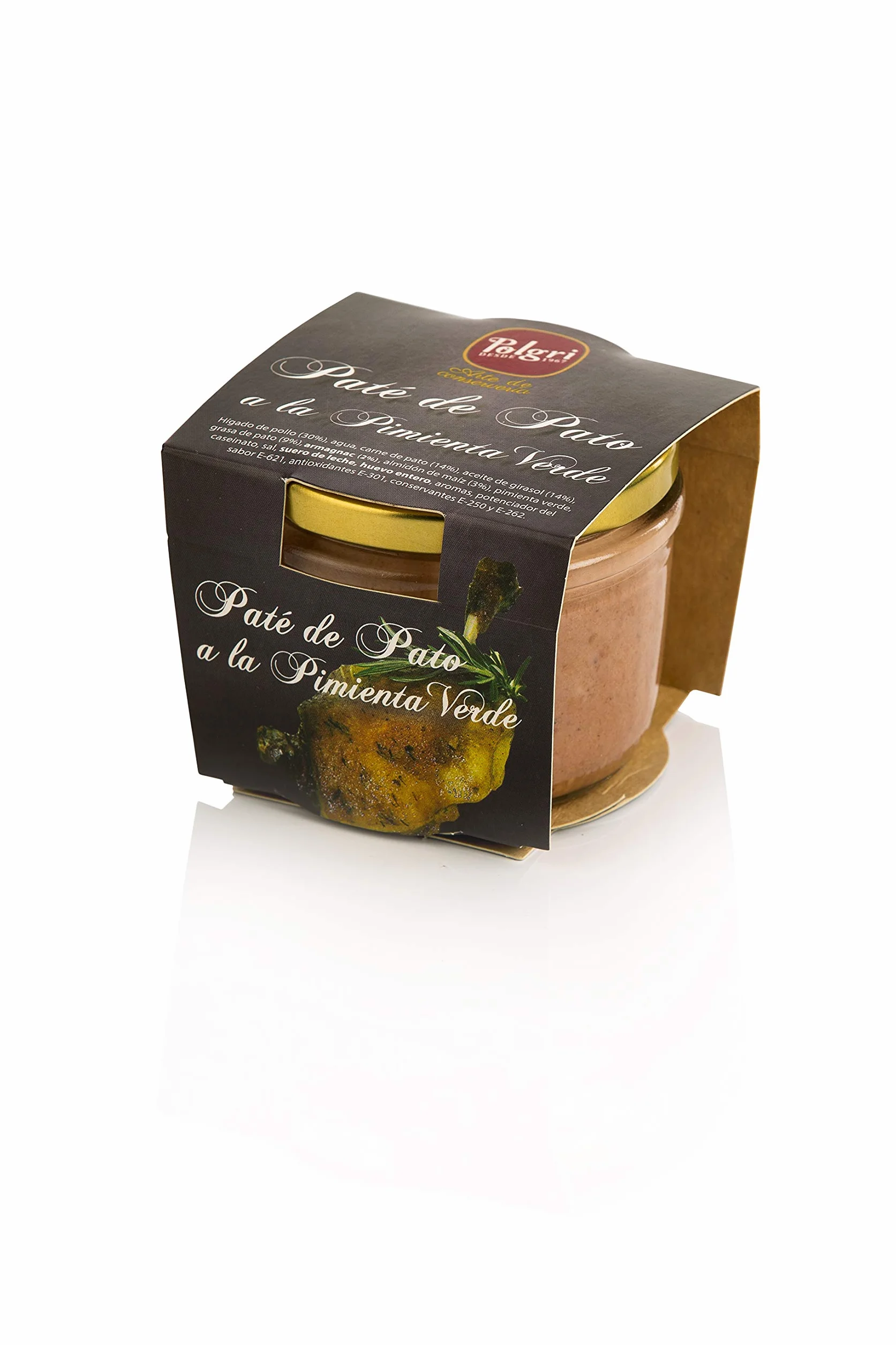 Polgri Paté de Pato a la Pimienta Verde 110 grs. x 3 unds.