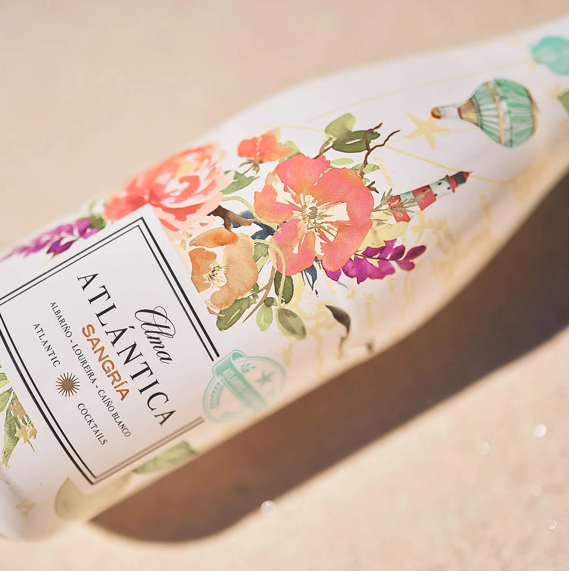 Alma Atlántica Sangría Blanca premium - Caja con 6 x 750 ml