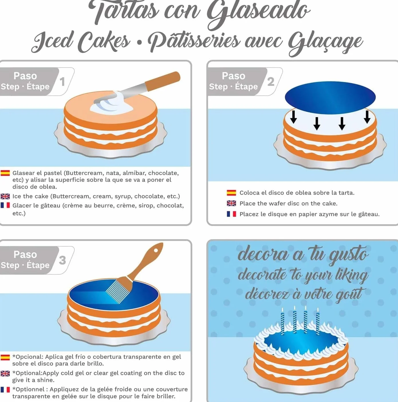 dekora Decoración Comestible de Tartas de Cumpleaños Infantiles Oblea Mini Balones Futbol, 3,4 cm