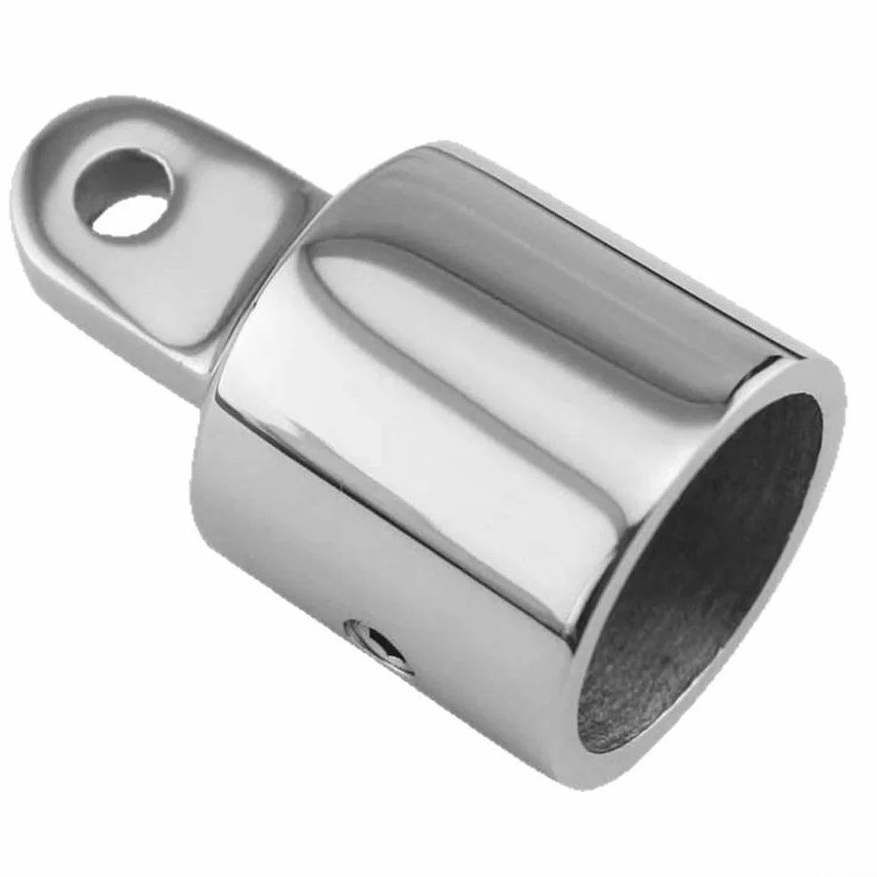 Tapa de extremo de ojo de acero inoxidable 316 para toldo de barco 22 mm