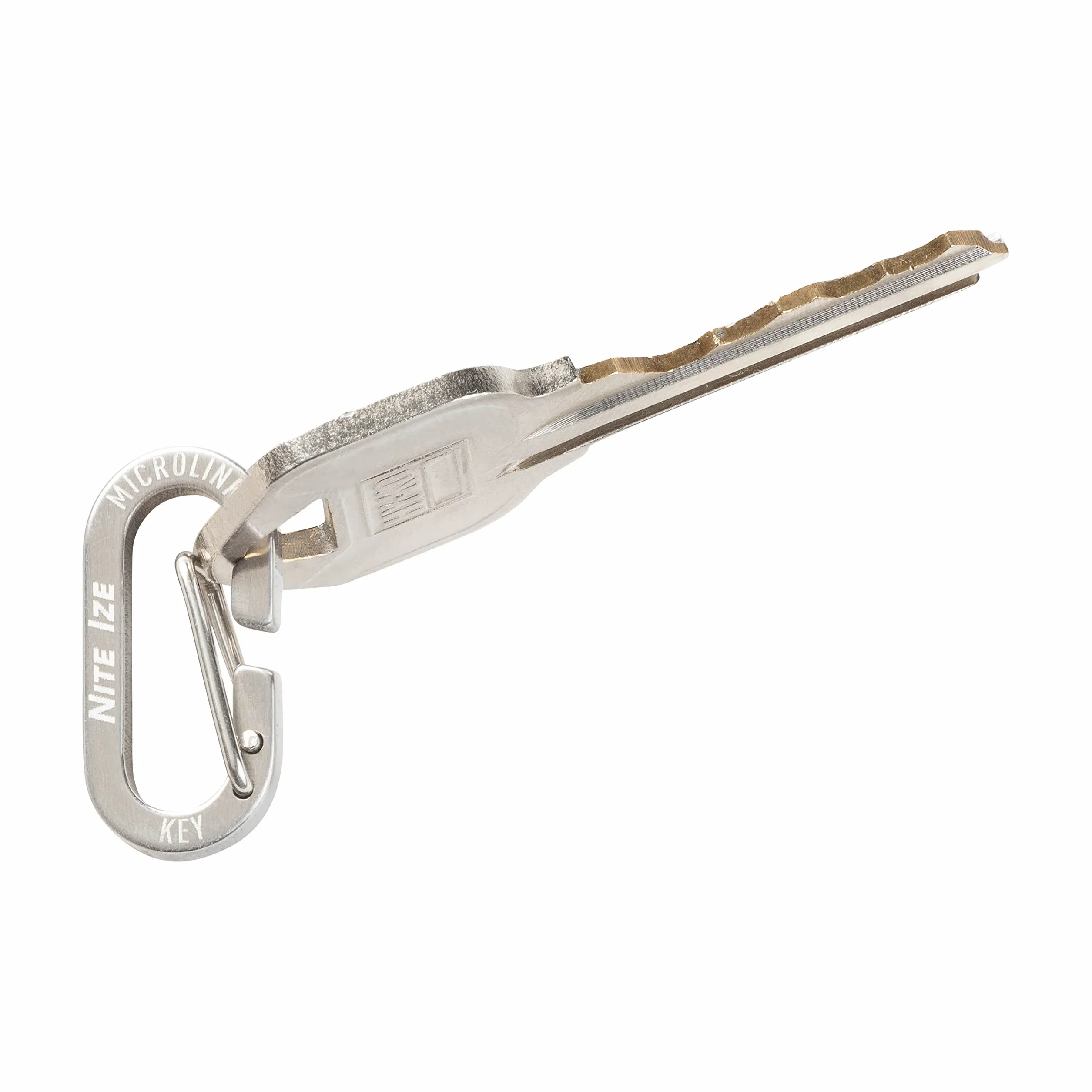 Nite IZE MicroLink Mosquetón de Acero Inoxidable Paquete de 4