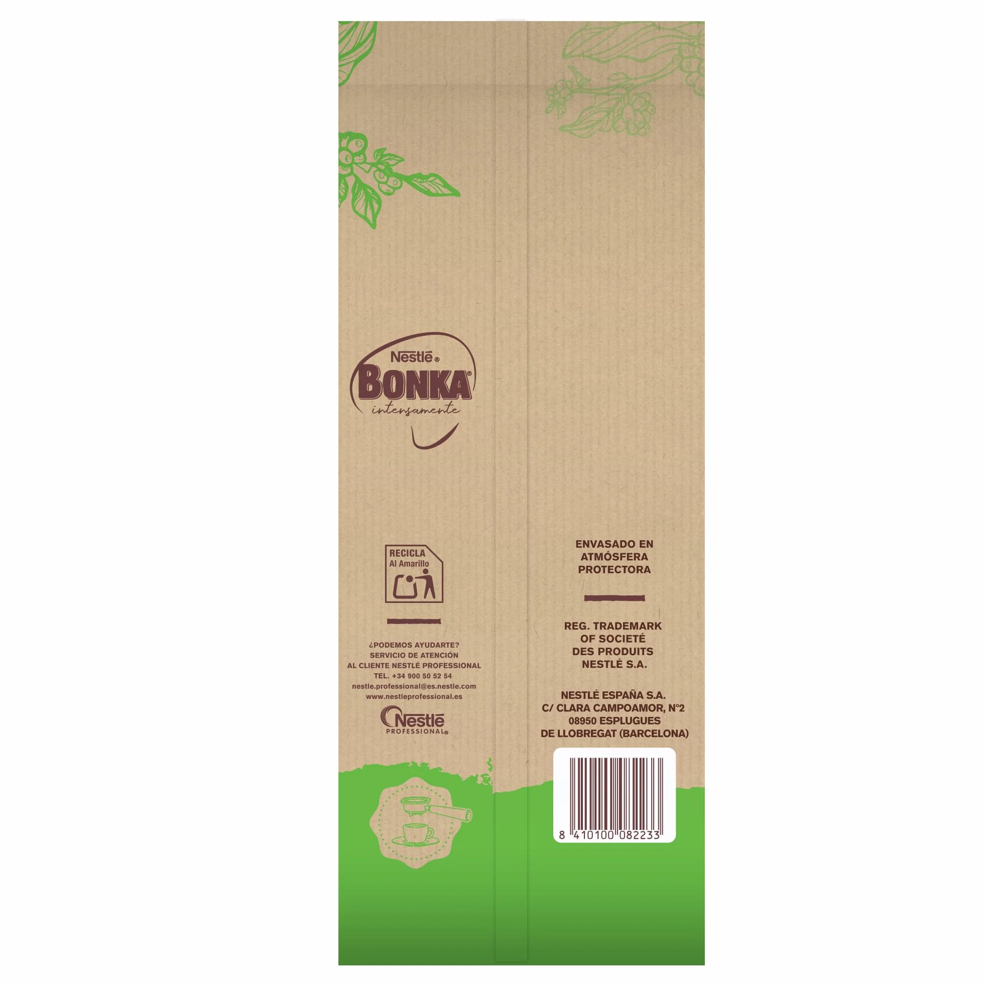 Bonka café tostado en grano para hostelería mezcla - 1 paquete x 1 kg