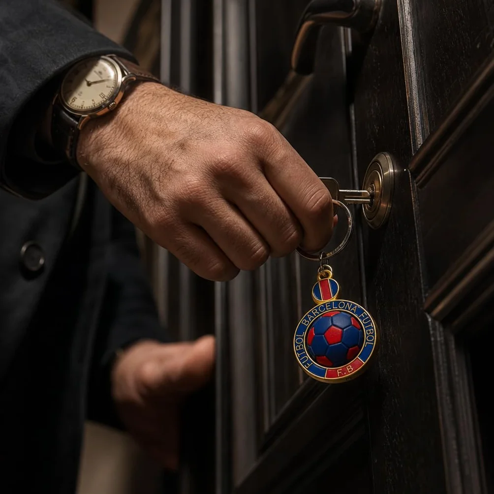 Llavero Barcelona Futbol para hombre regalos originales balon llaves coche