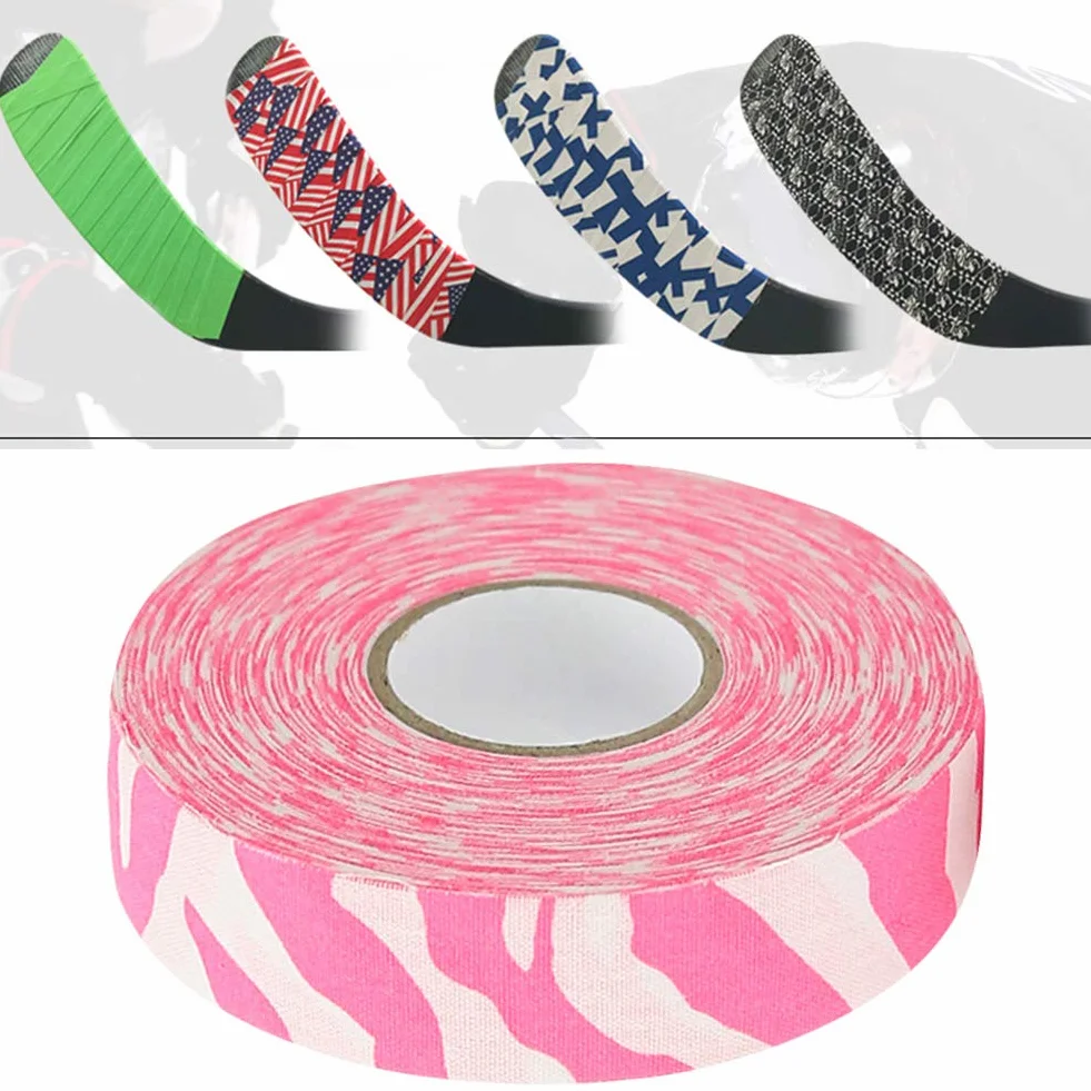 Cinta de Hockey 2,5cm x 25m Rollo Protector para Palo de Hockey sobre Hielo
