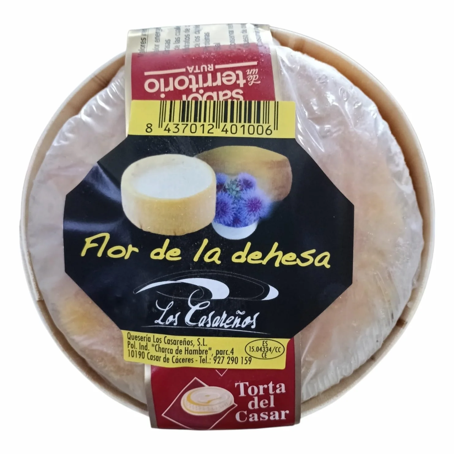 Torta del Casar D.O.P. Flor de la Dehesa 800 g – Queso Extremeño de Oveja – Leche Cruda y Cuajo Vegetal