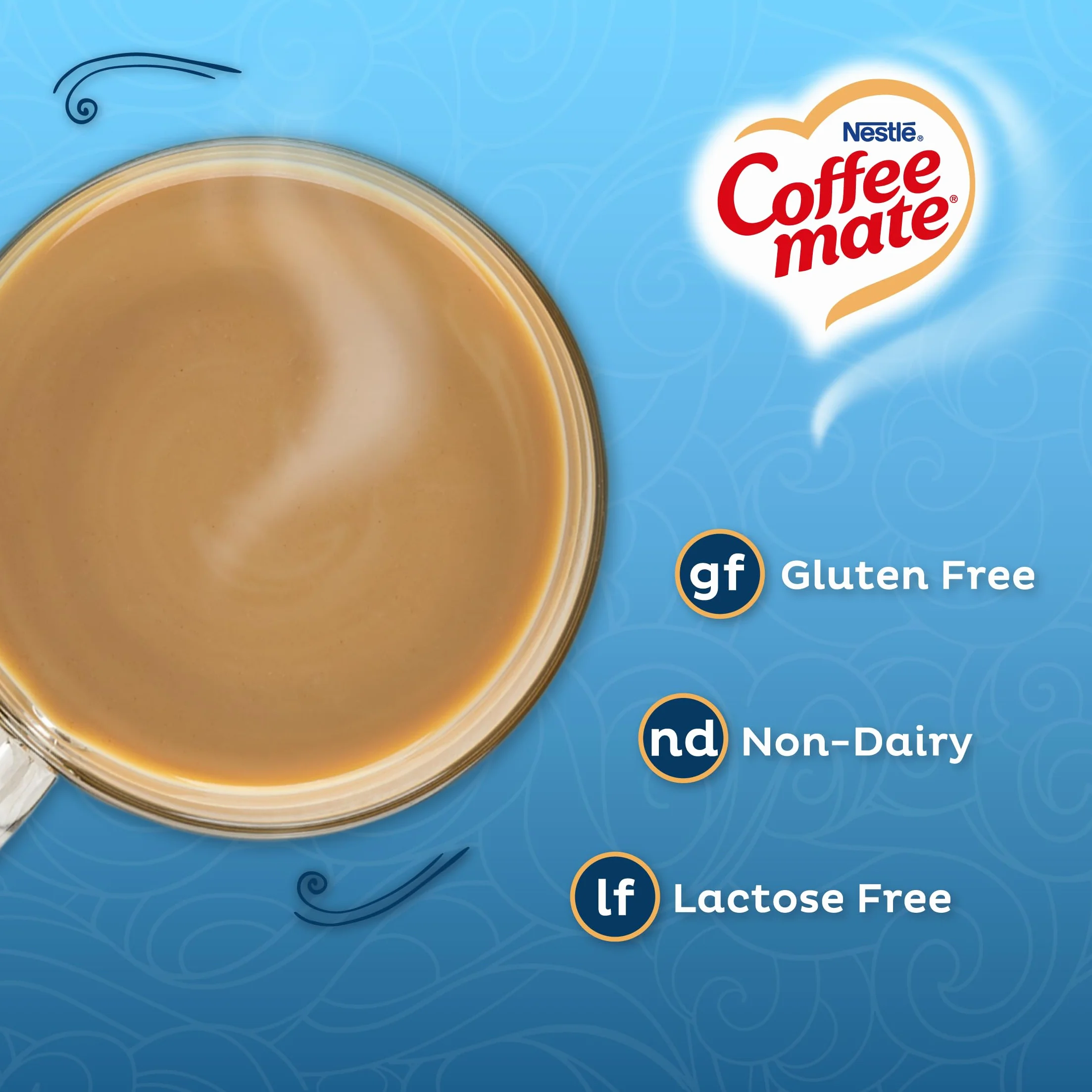 Coffee-mate French Vanilla, Sugar-Free Powdered Coffee Creamer, 10.2-Ounce Units (Pack of 6)